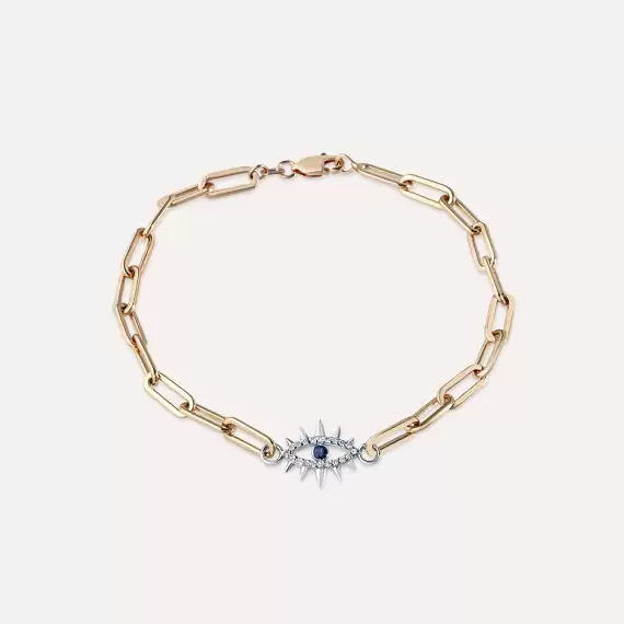 Nixie 0.16 CT Sapphire and Diamond Bracelet - 1