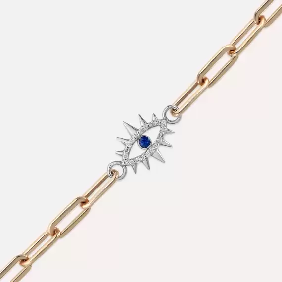 Nixie 0.16 CT Sapphire and Diamond Bracelet - 4