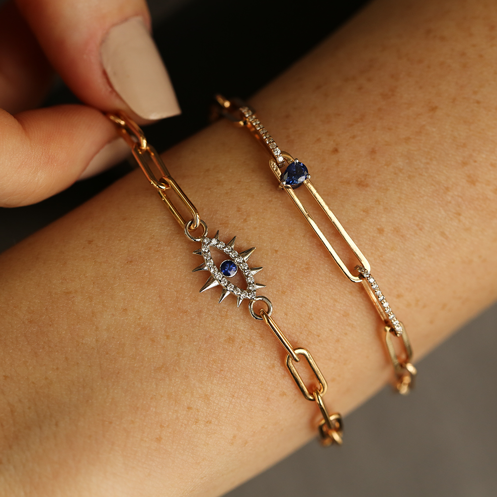 Nixie 0.16 CT Sapphire and Diamond Bracelet - 3
