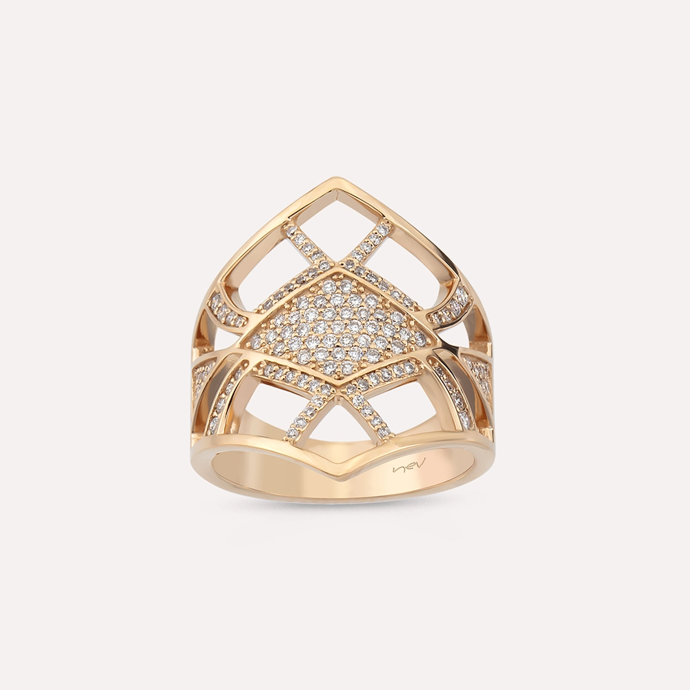 Nostalgia 0.48 CT Diamond Rose Gold Ring - 1