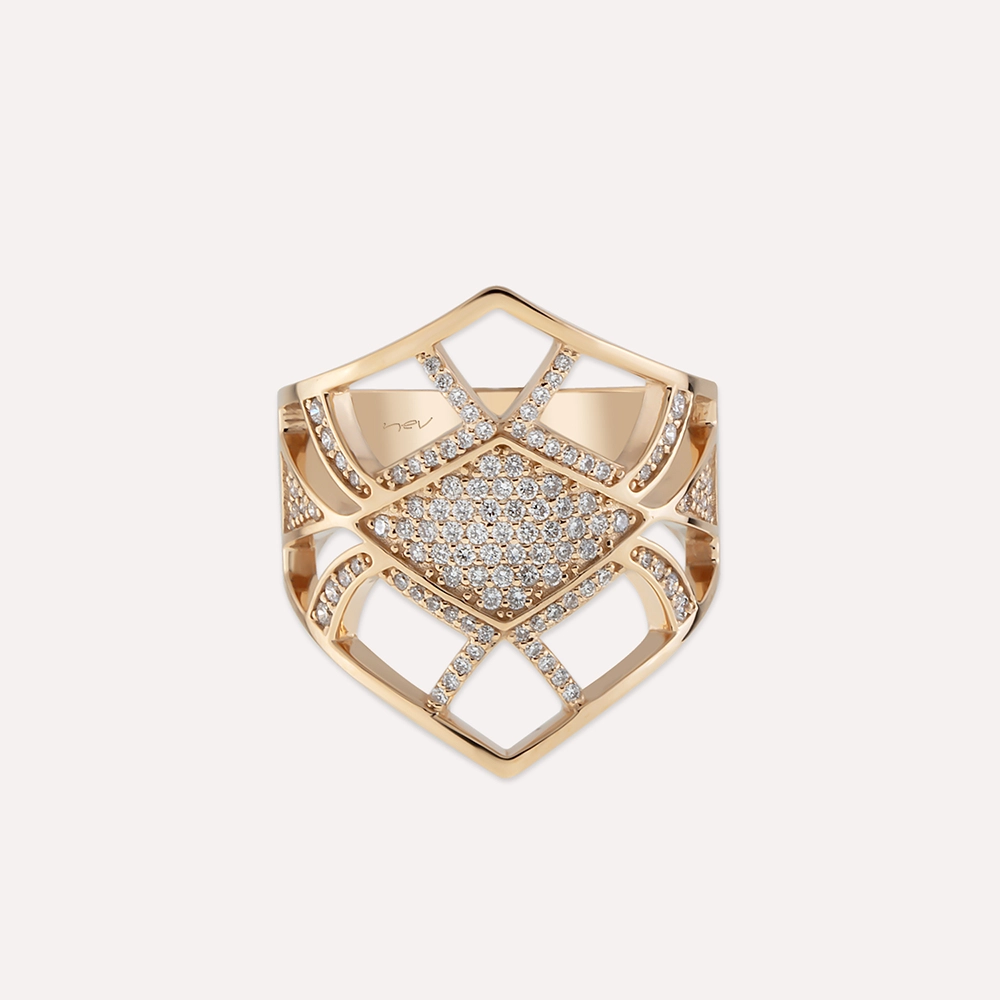 Nostalgia 0.48 CT Diamond Rose Gold Ring - 5