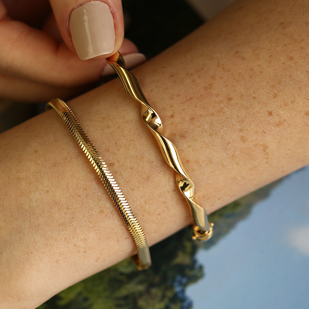 Nove Yellow Gold Bracelet - 3