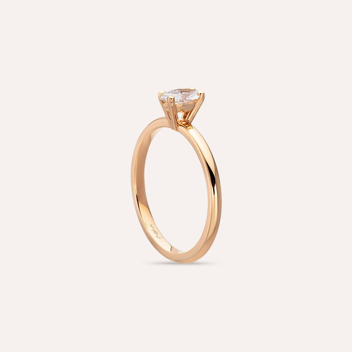 Olivia 0.34 CT Marquise Cut Diamond Solitaire Ring