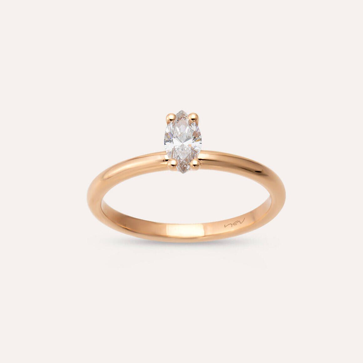 Olivia 0.34 CT Marquise Cut Diamond Solitaire Ring