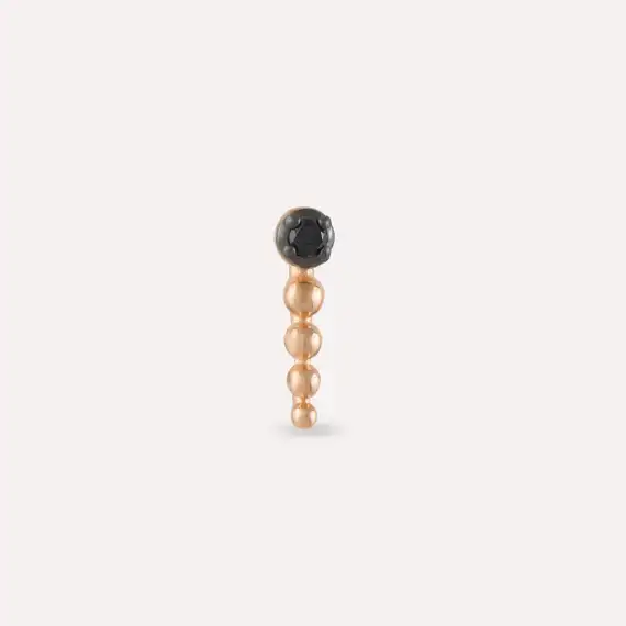 Point Black Diamond Rose Gold Piercing - 3