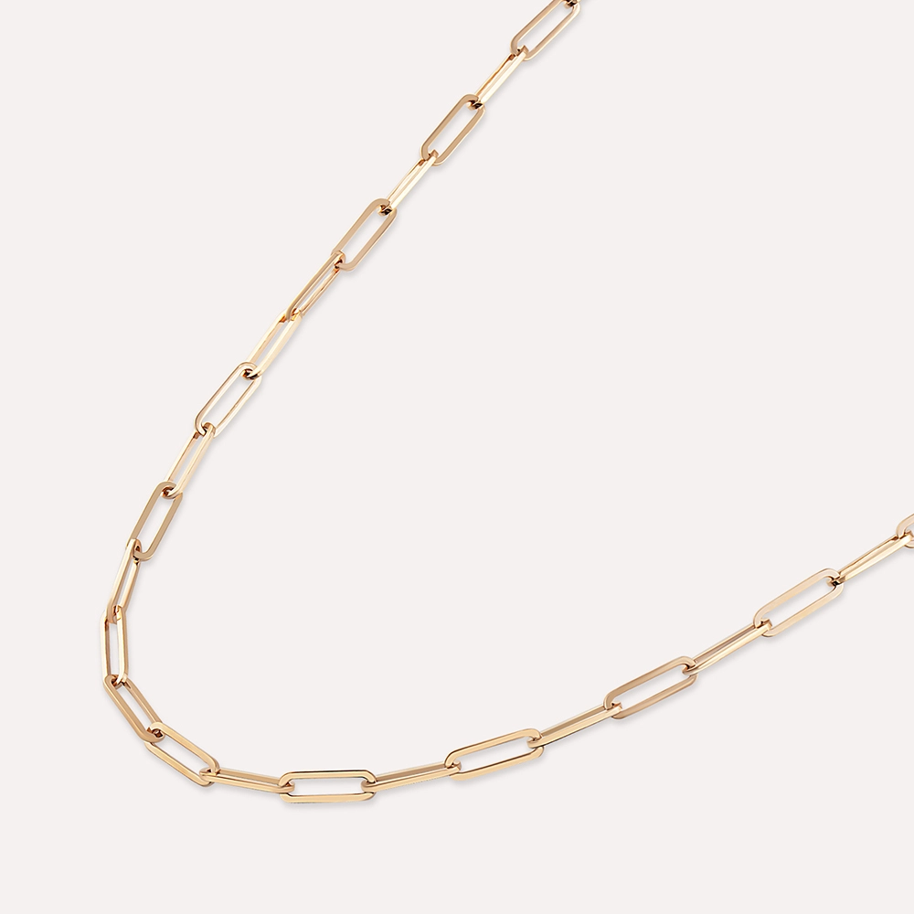 Rose Gold Chain Necklace - 4