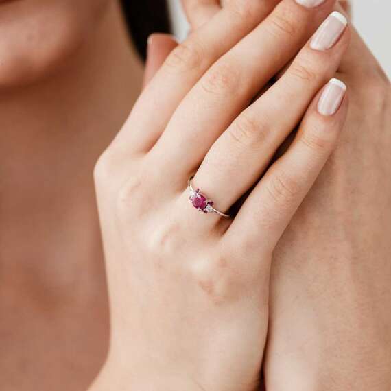 Ruby and Diamond Ring - 4