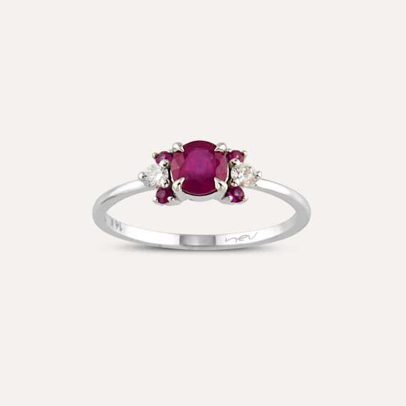 Ruby and Diamond Ring - 5