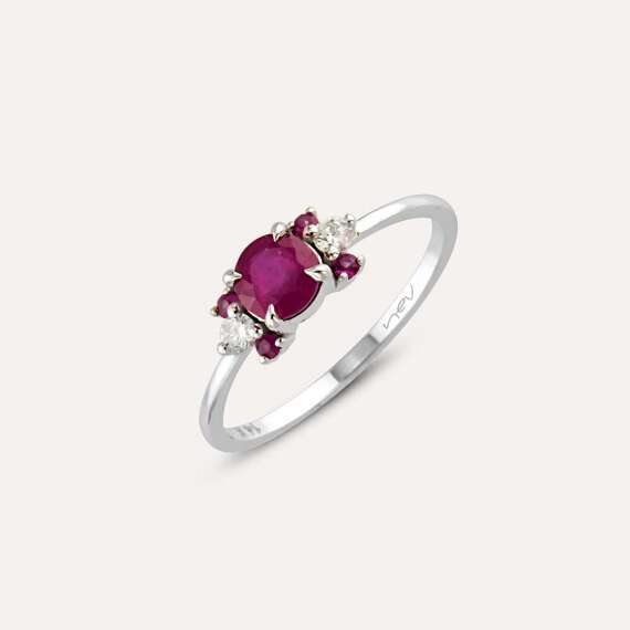 Ruby and Diamond Ring - 1