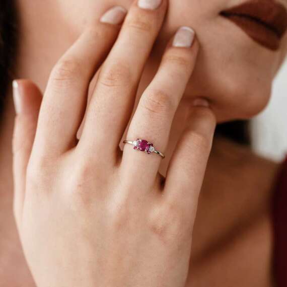 Ruby and Diamond Ring - 3