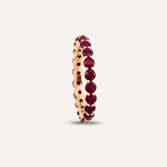 Ruby Eternity Ring - 5