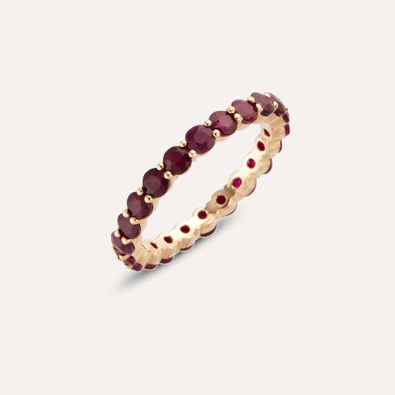 Ruby Eternity Ring - 2