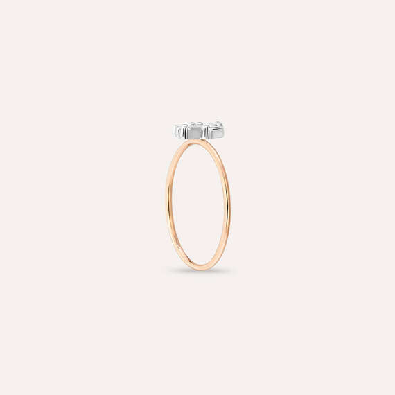 Seed 0.22 CT Baguette Cut Diamond Ring - 4