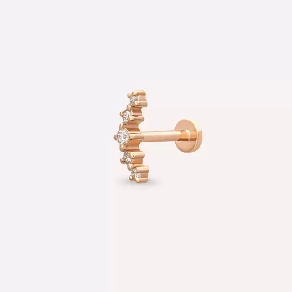 Sky Diamond Rose Gold Piercing - 1