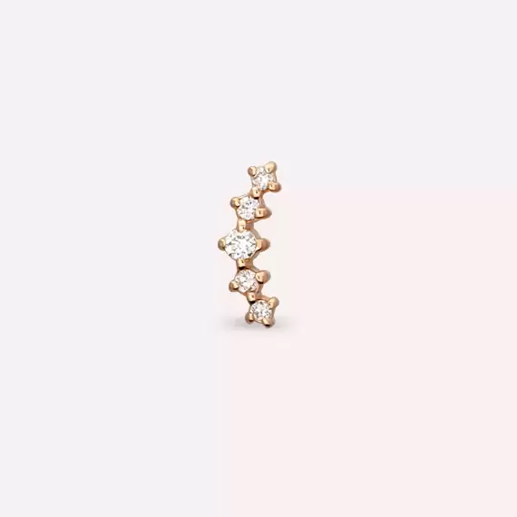 Sky Diamond Rose Gold Piercing - 5