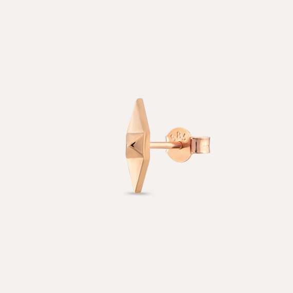 Spike Rose Gold Single Earring - 1