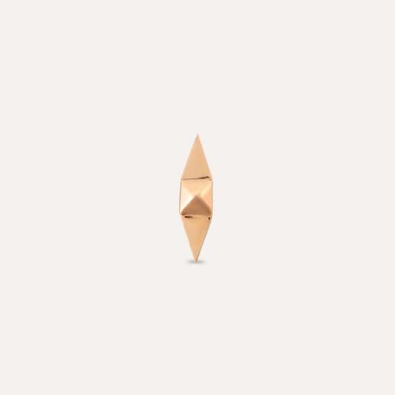 Spike Rose Gold Single Earring - 3