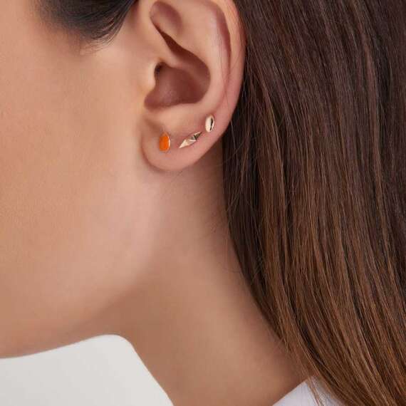 Spike Rose Gold Single Earring - 2