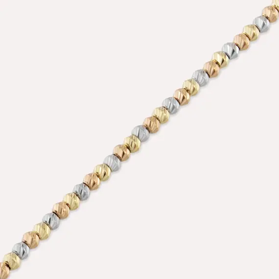 Three Color Dorica Gold Bracelet - 3