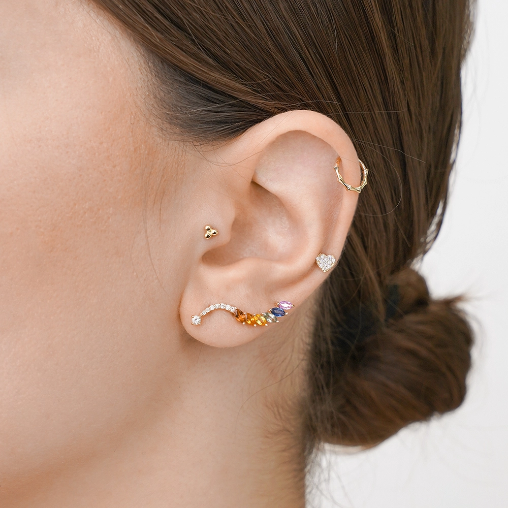 Tohum Yellow Gold Piercing - 3