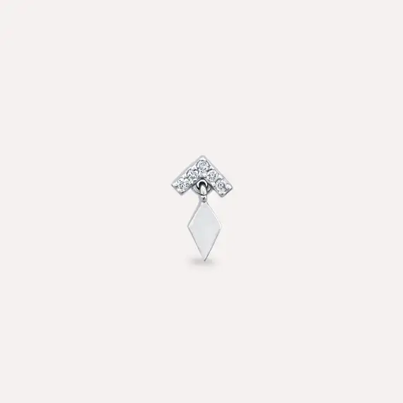 Vina Diamond White Gold Earring - 3